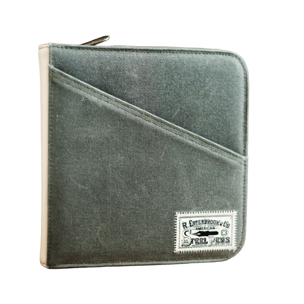 Esterbrook 40pc Zipper Pen Case - Army Green-Pen Boutique Ltd