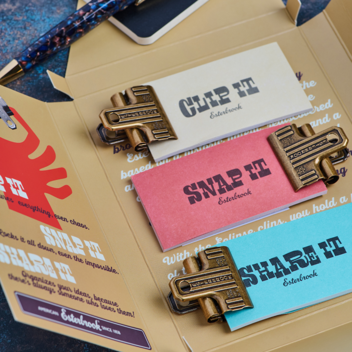 Esterbrook Eclipse Clip Set - Gold-Pen Boutique Ltd