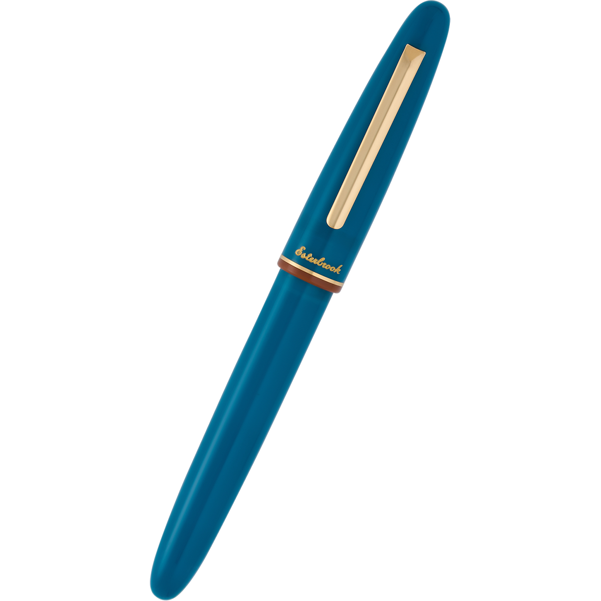 Esterbrook Estie Piston Filler Fountain Pen - Back to the Lands Funky Lake - Gold Trim (Seasonal)-Pen Boutique Ltd