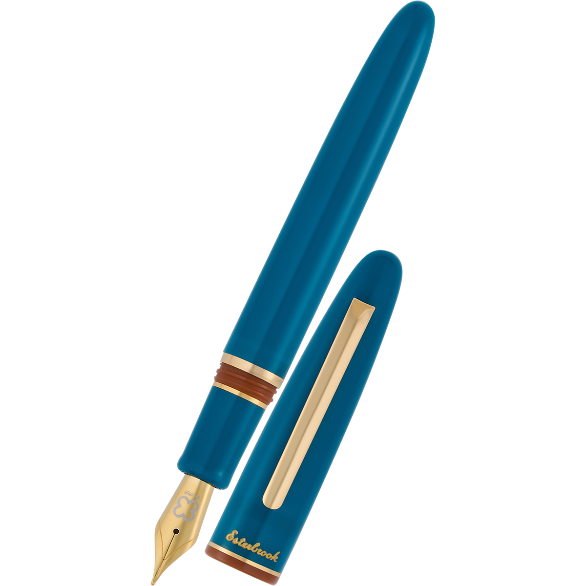 Esterbrook Estie Piston Filler Fountain Pen - Back to the Lands Funky Lake - Gold Trim (Seasonal)-Pen Boutique Ltd