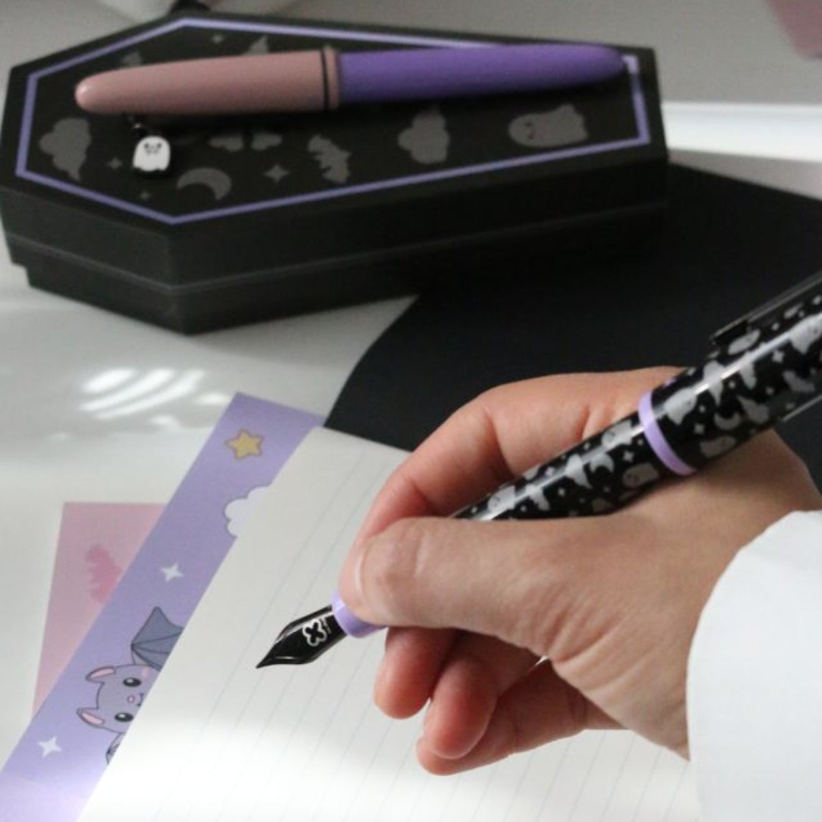 Esterbrook - Sweetly Haunted Estie with Bat - Fountain Pen-Pen Boutique Ltd