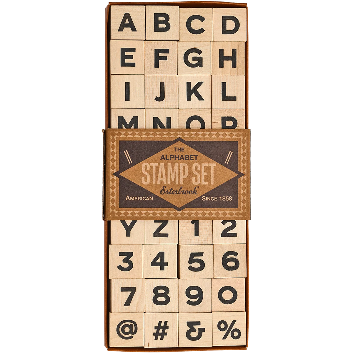 Esterbrook Wood Alphabet - Stamp Set-Pen Boutique Ltd