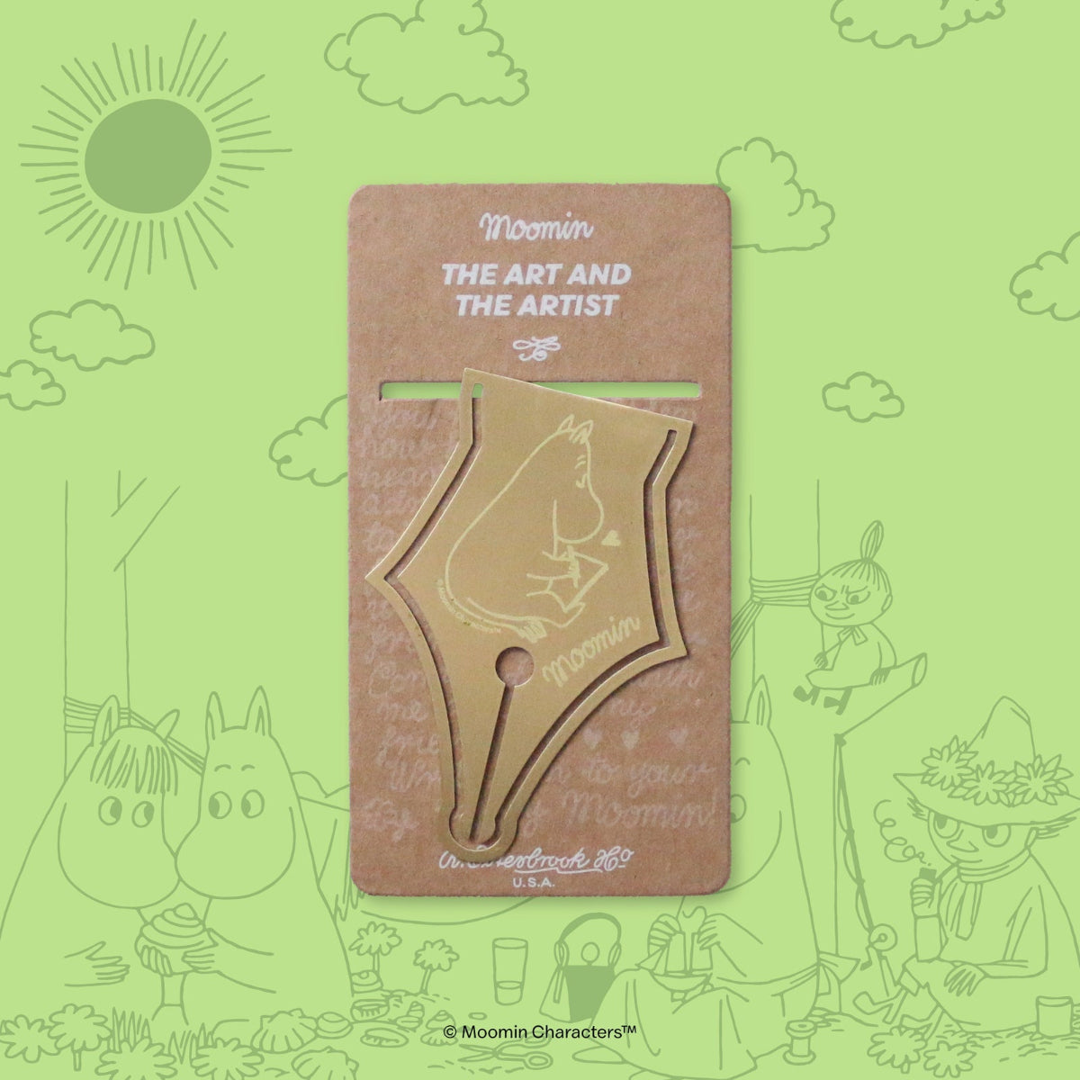 Esterbrook x Moomin Brass Book Mark-Pen Boutique Ltd