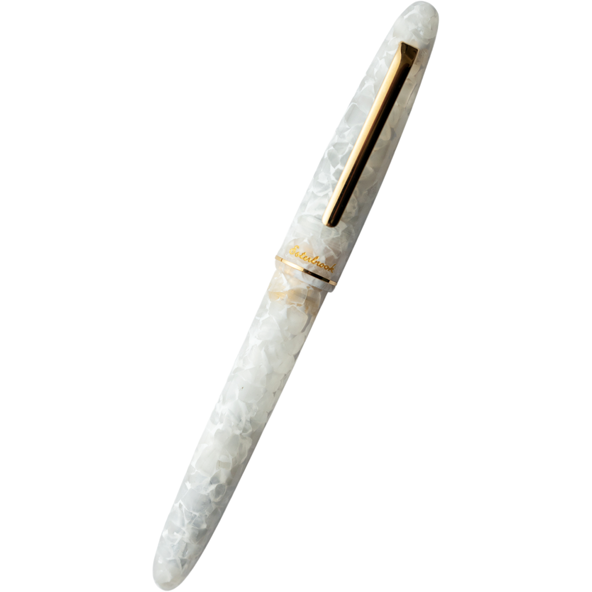 Esterbrook Estie Fountain Pen - Winter White - Gold Trim Esterbrook Pens