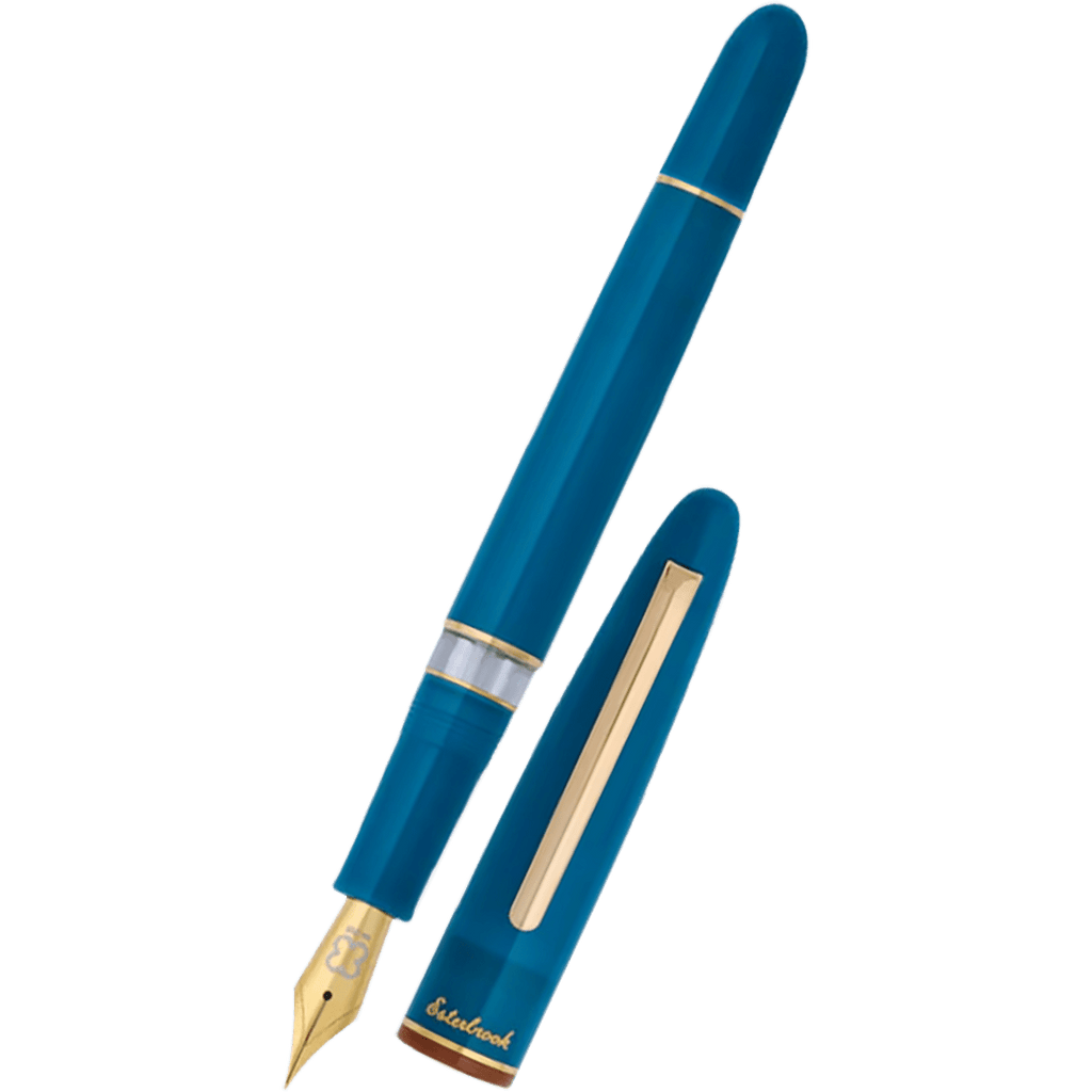 Esterbrook Estie Piston Filler Fountain Pen - Back to the Lands Funky Lake - Gold Trim (Seasonal) - Pen Boutique Ltd