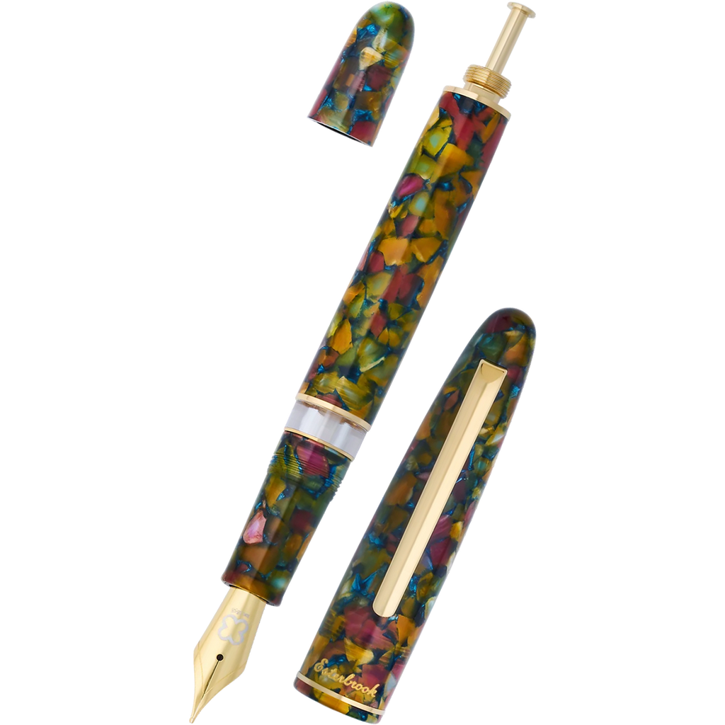 Esterbrook Estie Piston Filler Fountain Pen - Botanical Gardens - Gold Trim-Pen Boutique Ltd
