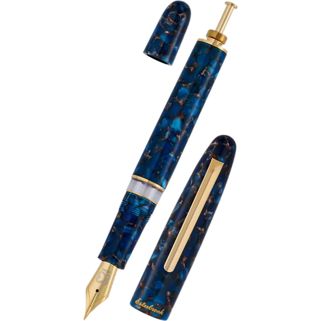 Esterbrook Estie Piston Filler Fountain Pen - Nouveau Bleu - Gold Trim-Pen Boutique Ltd