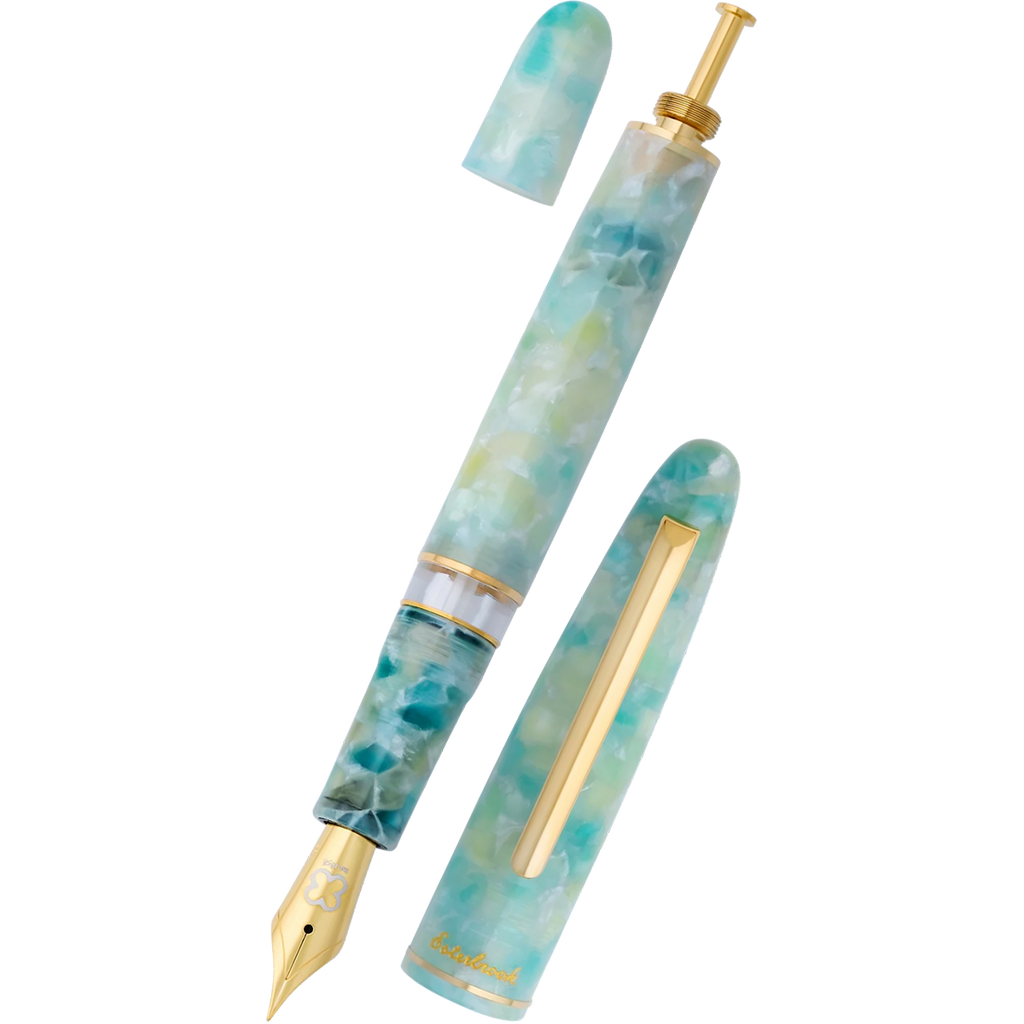 Esterbrook Estie Piston Filler Fountain Pen - Sea Glass - Gold Trim-Pen Boutique Ltd
