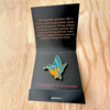 Esterbrook x BUNGUBOX Lapel Pin - The Kachofugetsu Kingfisher