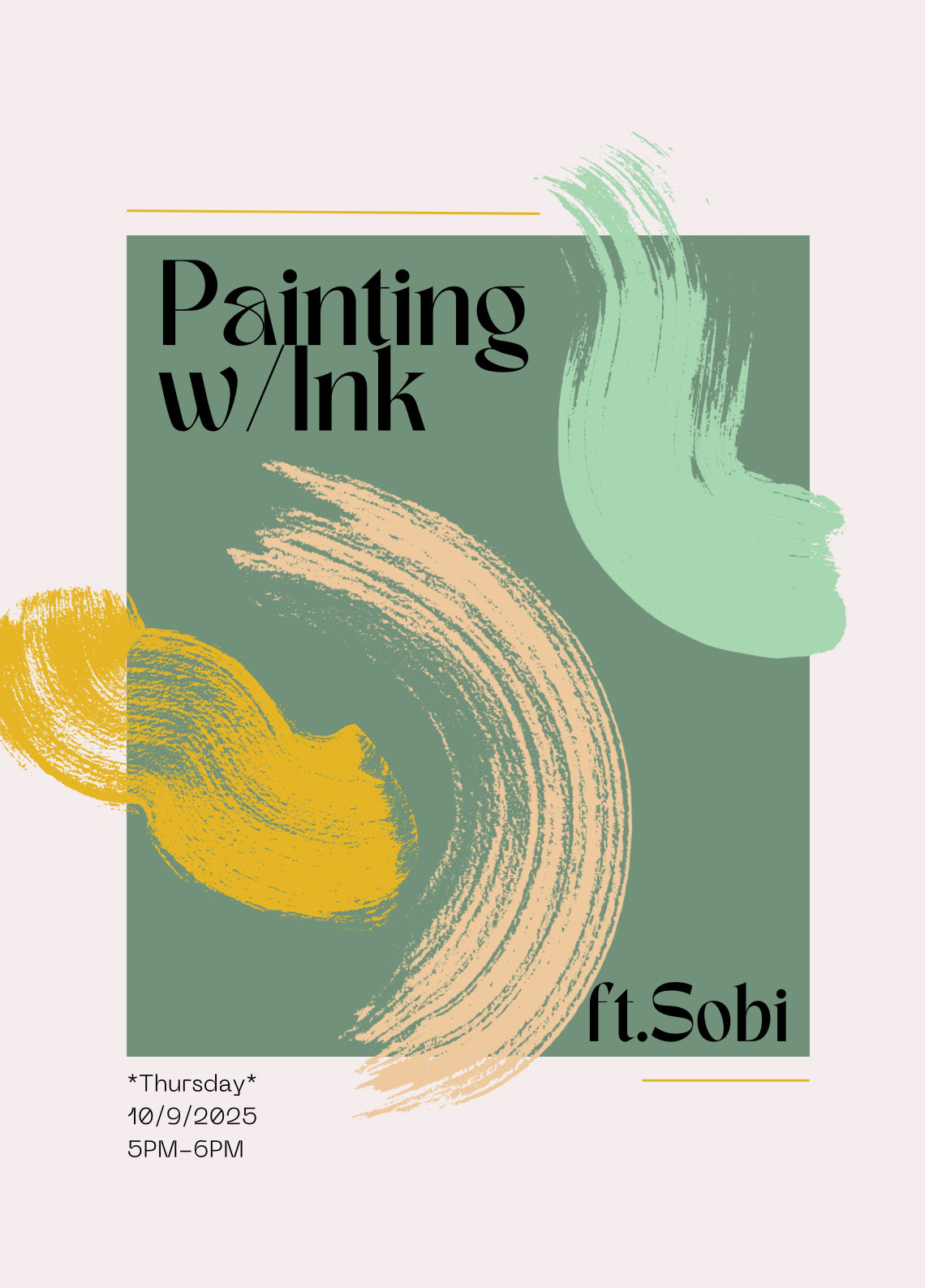 Painting with Ink ft. Sobi!