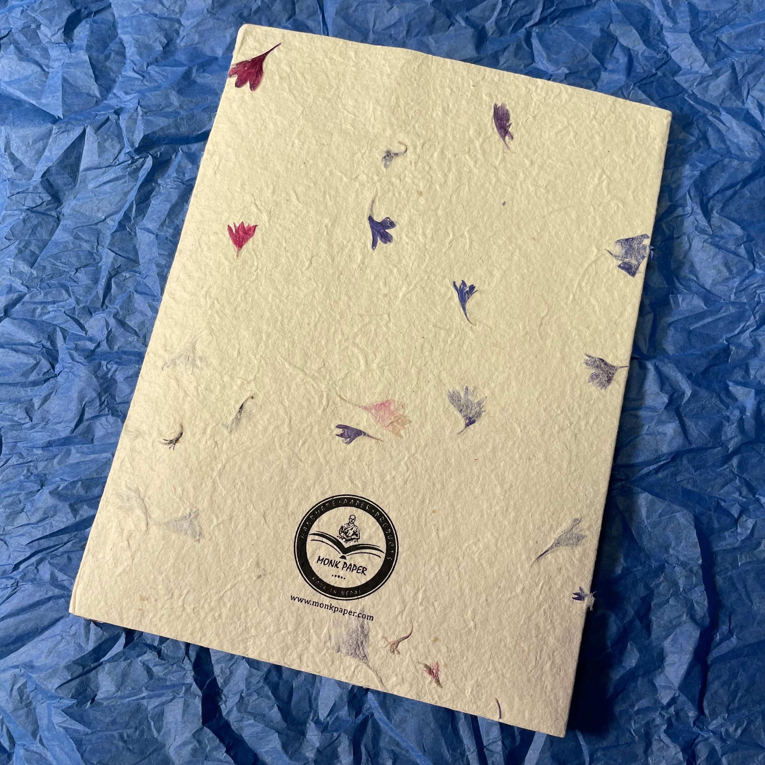 Monk Paper Lokta Stationery Writing Set - Cornflower-Pen Boutique Ltd
