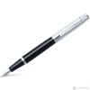 Sheaffer 300 Fountain Pen - Glossy Black Chrome Cap - Pen Boutique Ltd