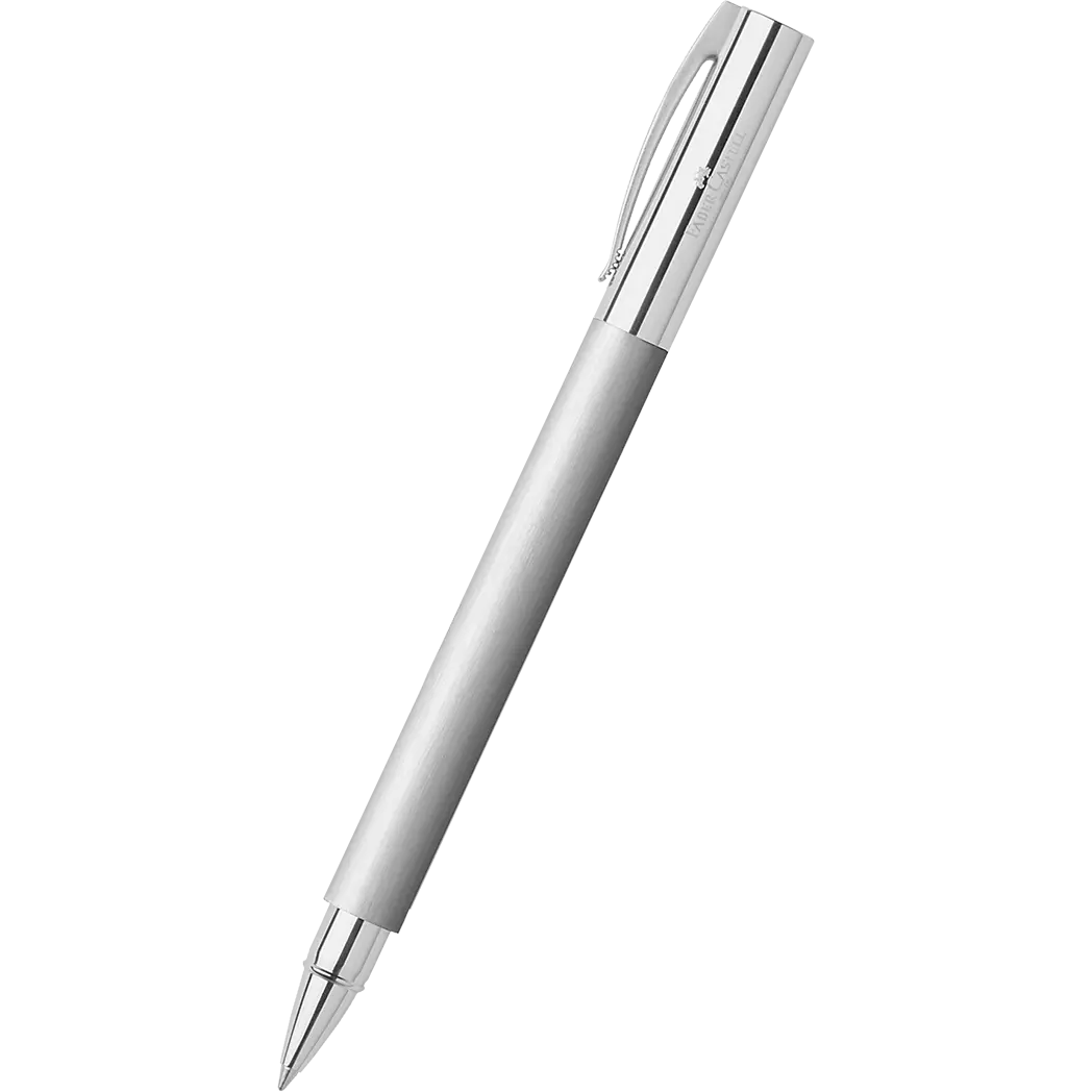 Faber-Castell Ambition Rollerball Pen - Stainless Steel-Pen Boutique Ltd