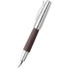 Faber-Castell Design E-Motion Dark Brown Fountain Pen-Pen Boutique Ltd
