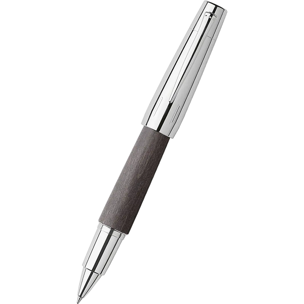Faber-Castell Design E-Motion Pear Wood Black Rollerball Pen-Pen Boutique Ltd