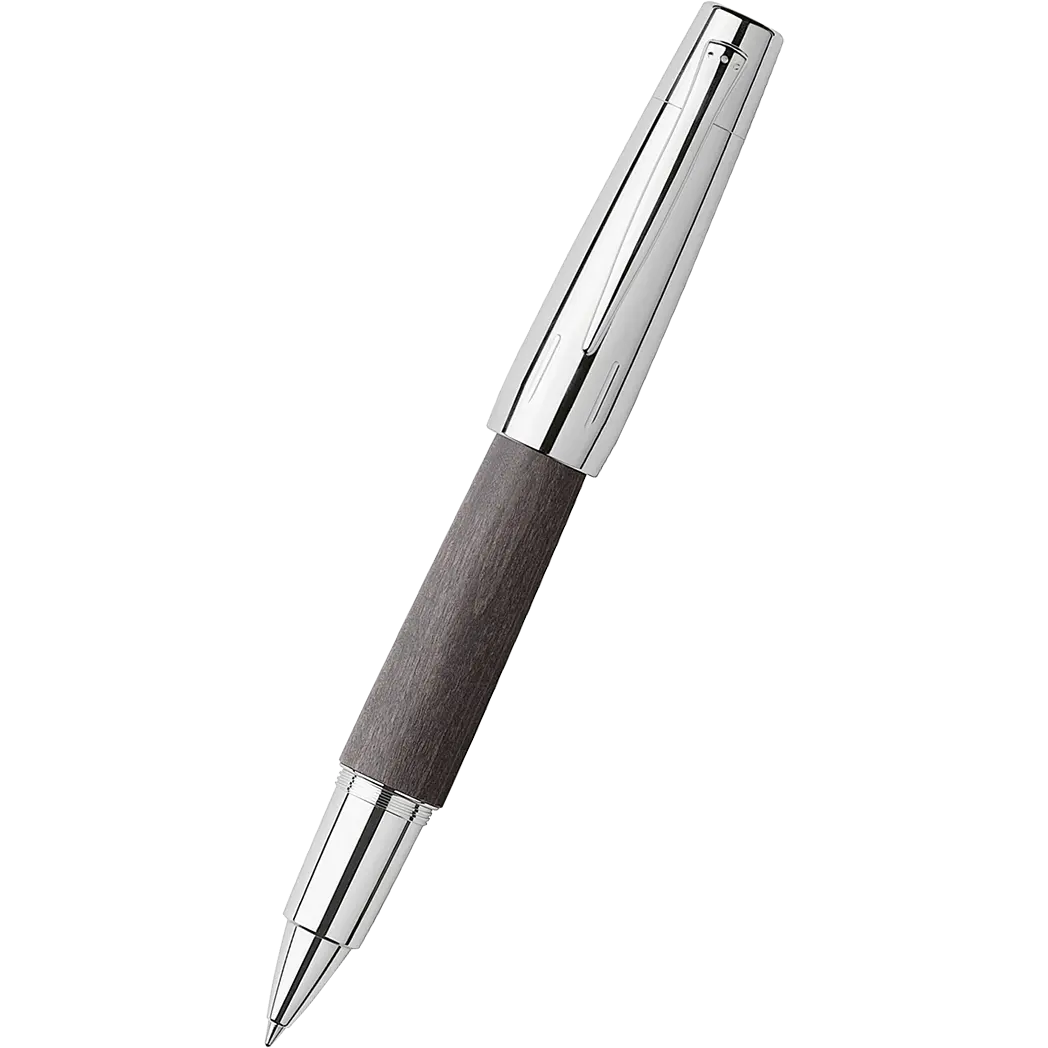 Faber-Castell Design E-Motion Pear Wood Black Rollerball Pen-Pen Boutique Ltd