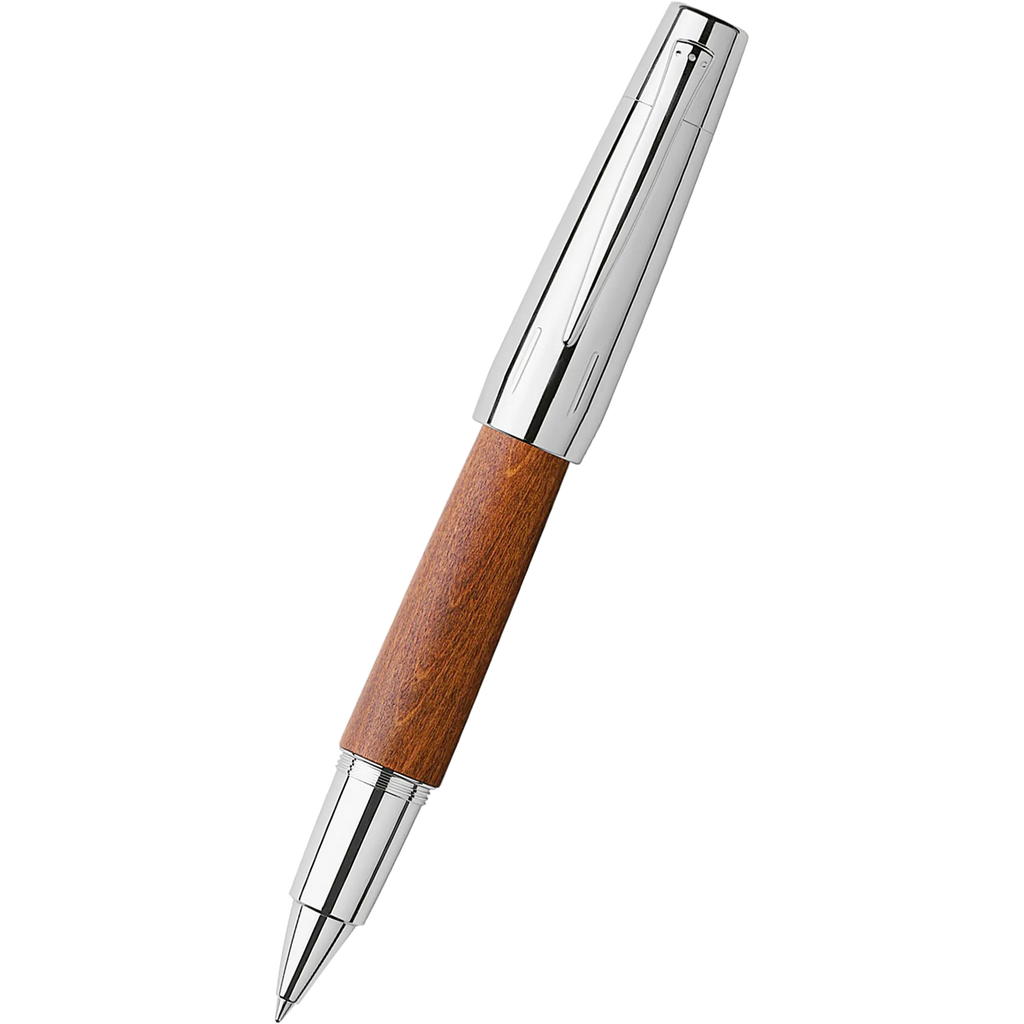 Faber-Castell Design E-Motion Pear Wood Brown Rollerball Pen-Pen Boutique Ltd