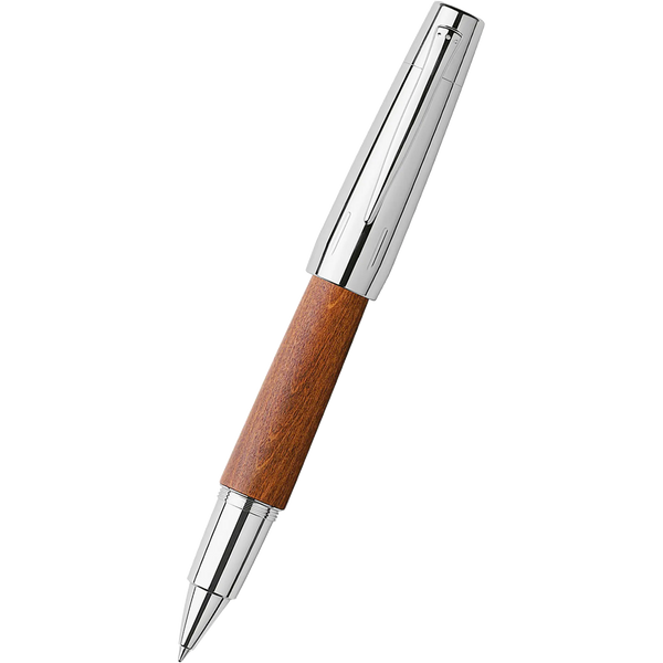 Faber-Castell Design E-Motion Pear Wood Brown Rollerball Pen-Pen Boutique Ltd