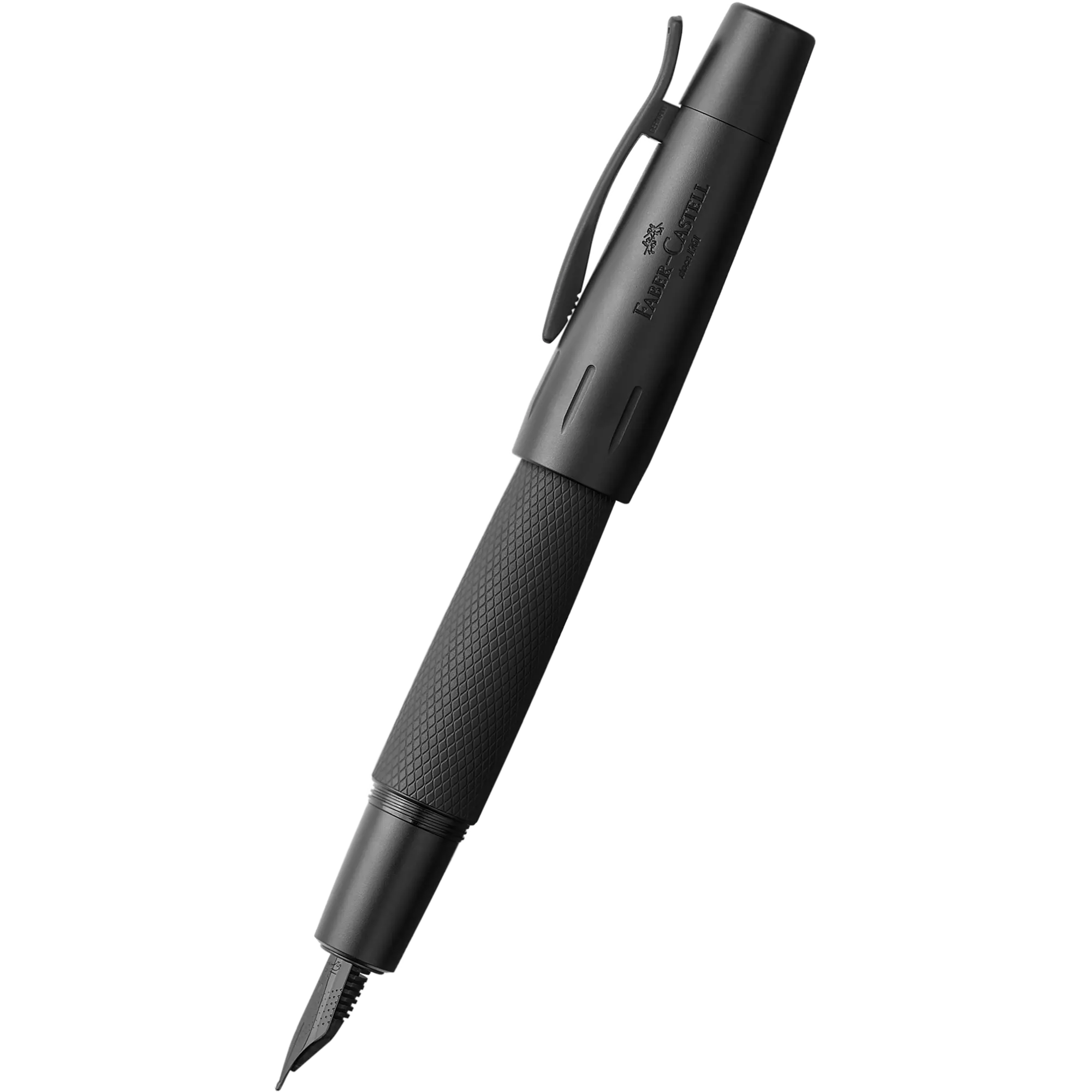 Faber-Castell E-Motion Pure Black Fountain Pen - Main Image