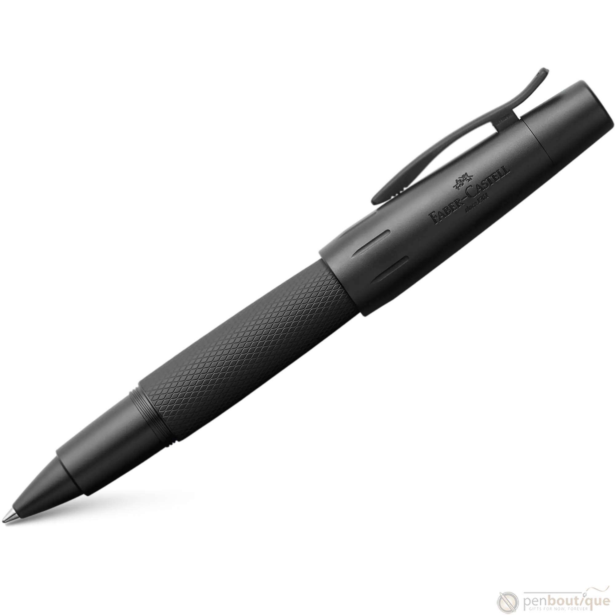 Faber-Castell E-Motion Pure Black Rollerball Pen-Pen Boutique Ltd