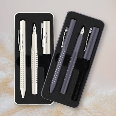 Coffret cadeau Faber-Castell Poly Pen - set avec stylo à bille et stylo plume - noir Coffret cadeau Faber-Castell Poly Pen - set avec stylo à bille et stylo plume - noir