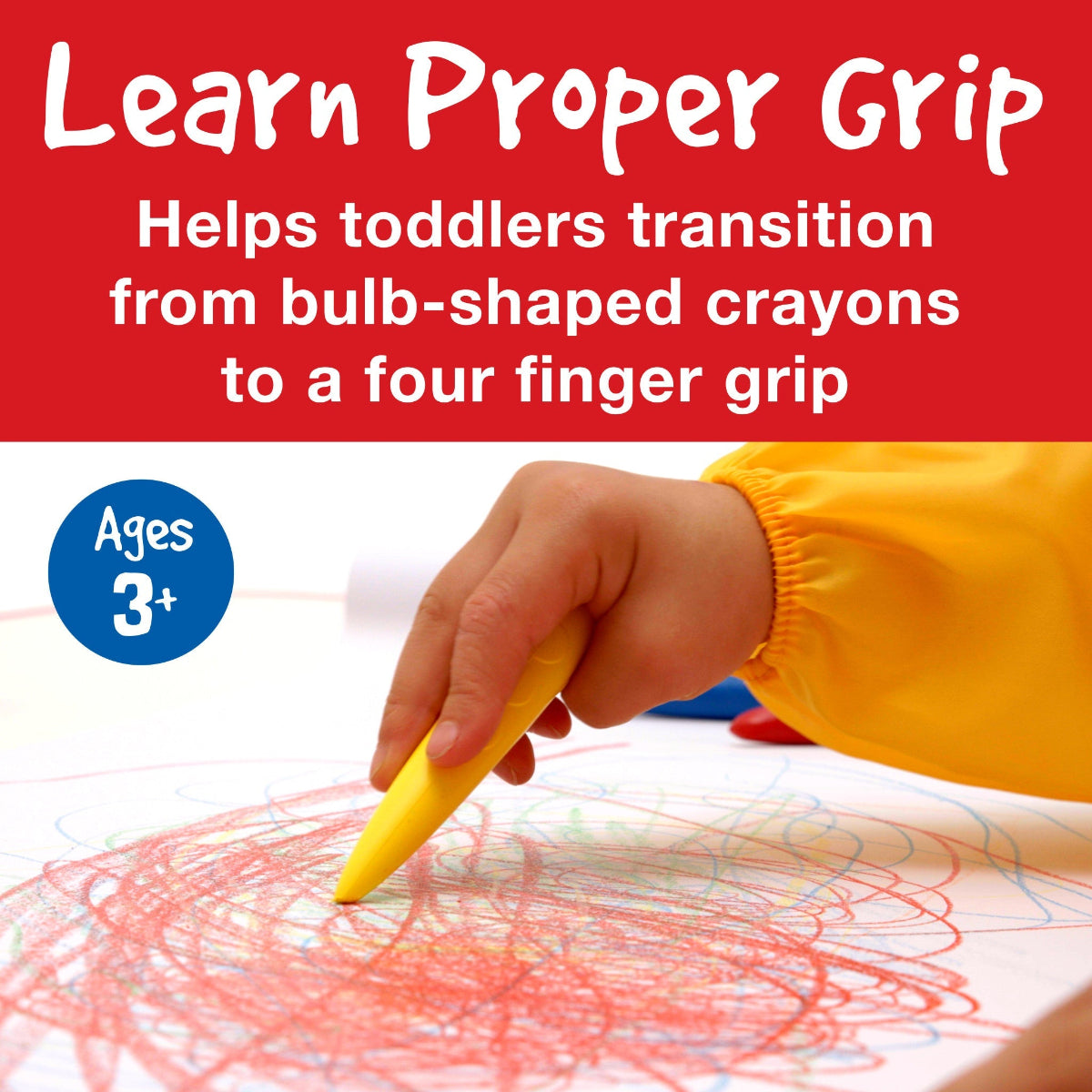 Faber-Castell Little Creatives 6 Easy Grip Finger Crayons