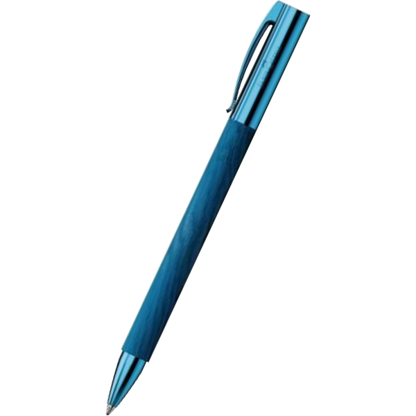 Faber-Castell Ambition Ballpoint Pen - Blue Wood-Pen Boutique Ltd