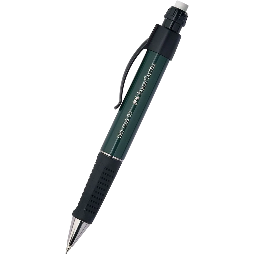Faber-Castell Grip Plus Mechanical Pencil - 1307 Metallic Green - 0.7mm-Pen Boutique Ltd
