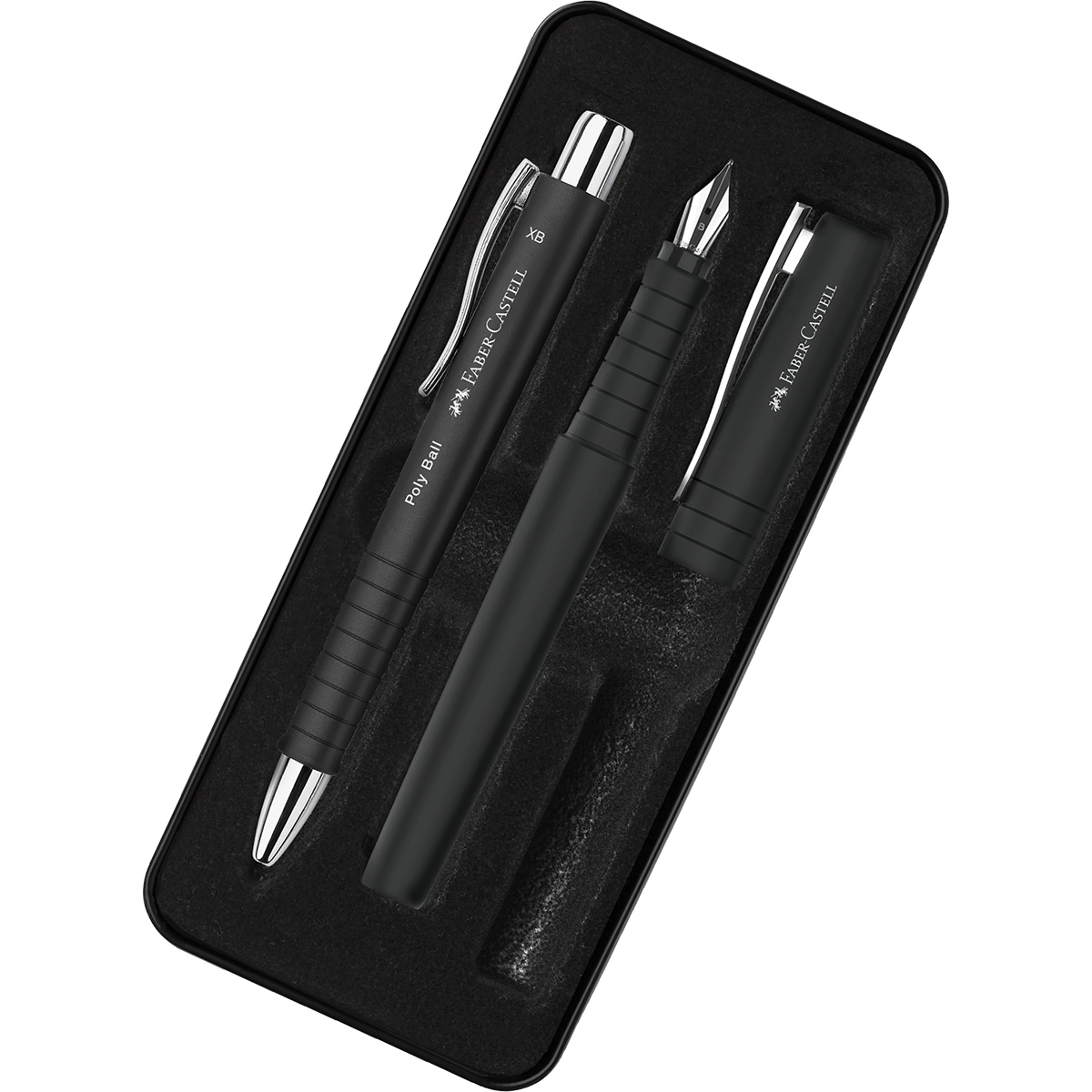 Faber-Castell Poly Gift Set - Black-Pen Boutique Ltd