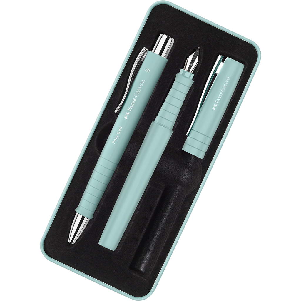 Faber-Castell Poly Gift Set - Caribic Blue-Pen Boutique Ltd