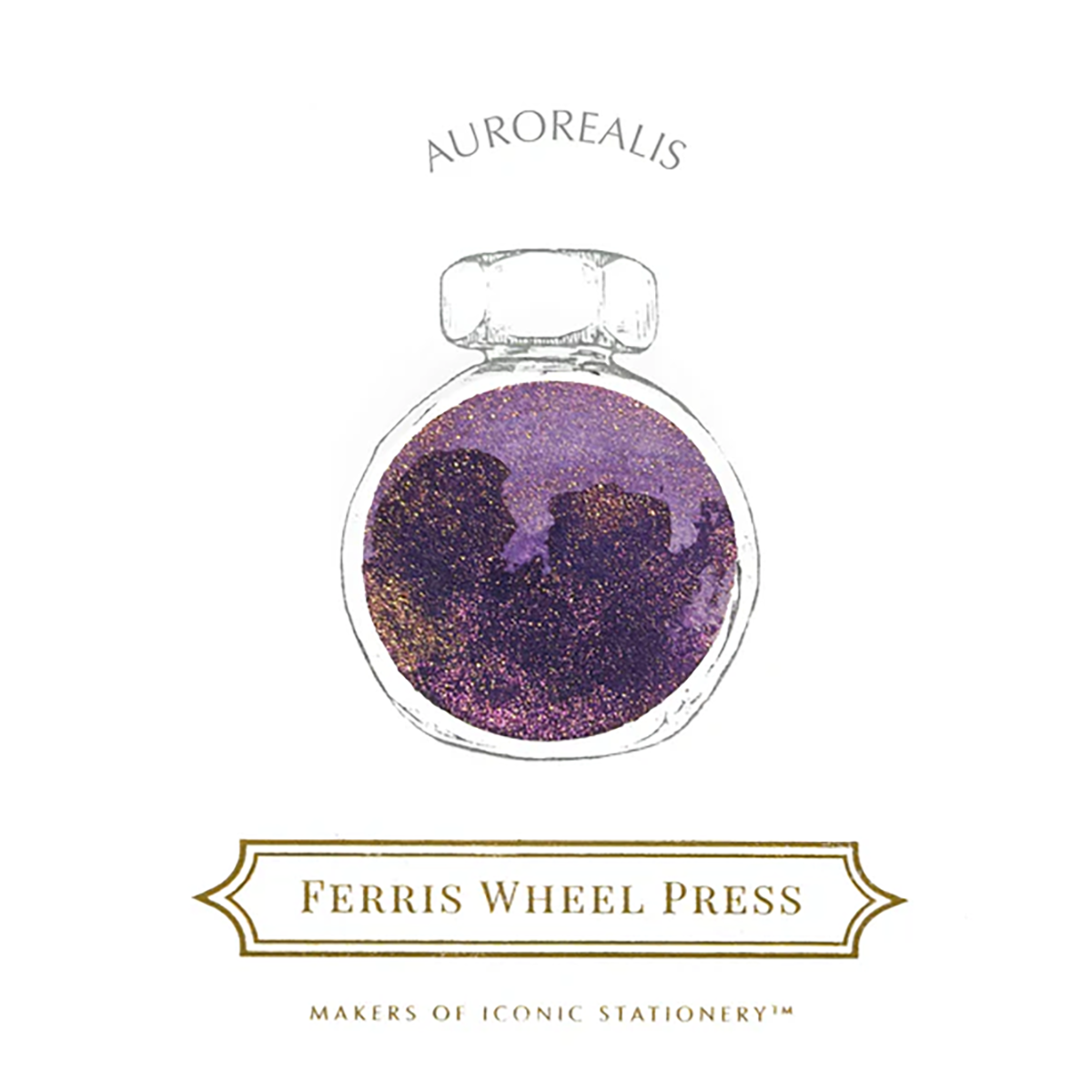 Ferris Wheel Press Ink Bottle - Aurorealis (2024 Limited Edition)-Pen Boutique Ltd