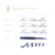 Ferris Wheel Press Ink Bottle - Crystal Blue Legacy - 38ml-Pen Boutique Ltd