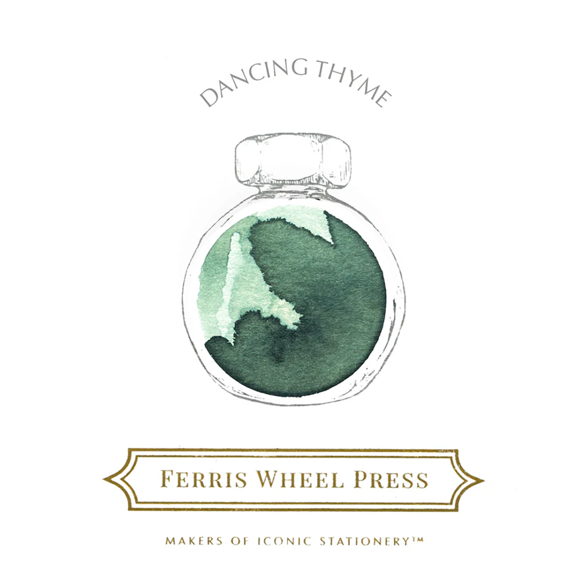 Ferris Wheel Press Ink Bottle - Dancing Thyme - 38ml-Pen Boutique Ltd