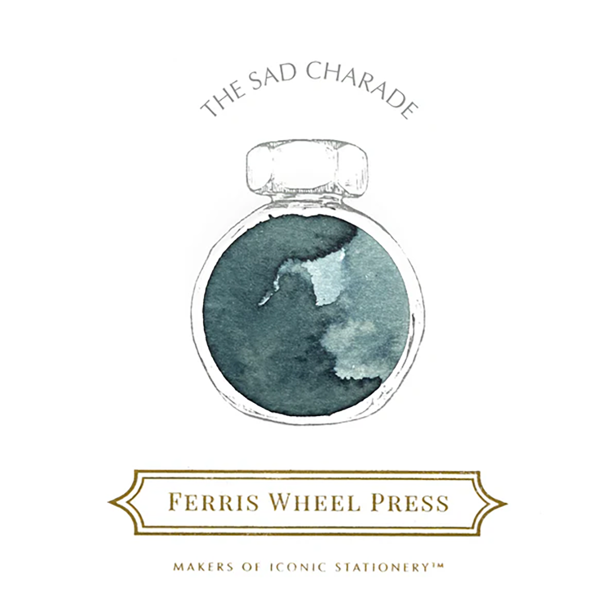 Ferris Wheel Press Ink Bottle - The Sad Charade - 38ml-Pen Boutique Ltd