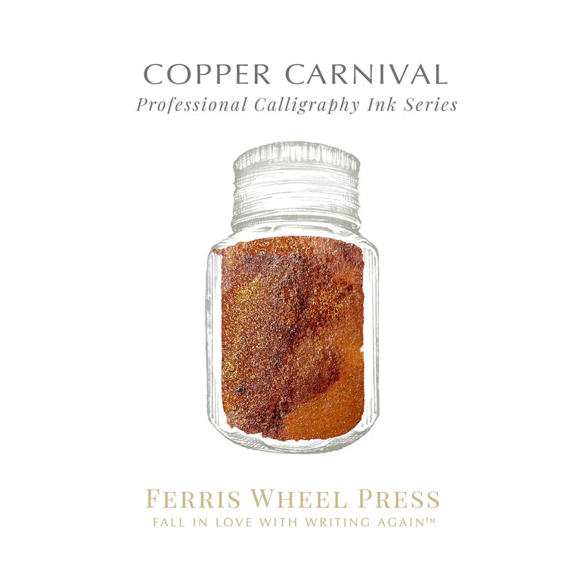 Ferris Wheel Press 28ml Calligraphy Ink - Copper Carnival-Pen Boutique Ltd