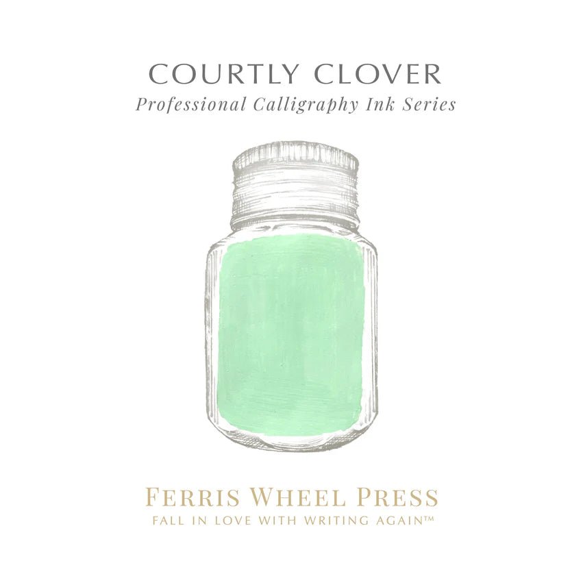 Ferris Wheel Press 28ml Calligraphy Ink - Courtley Clover - Pen Boutique Ltd