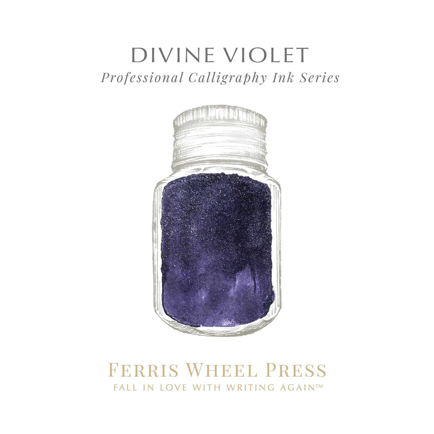 Ferris Wheel Press 28ml Calligraphy Ink - Divine Violet-Pen Boutique Ltd