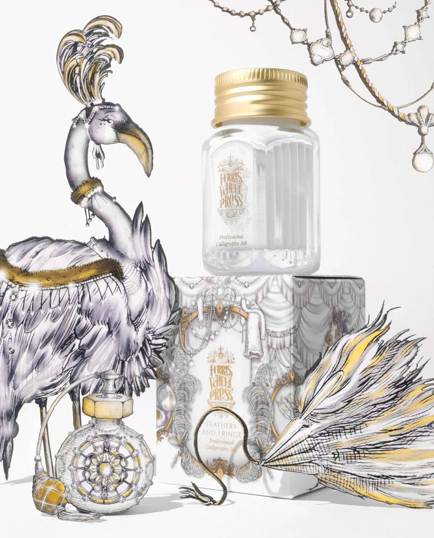Ferris Wheel Press 28ml Calligraphy Ink - Feathers and Fringe - Pen Boutique Ltd