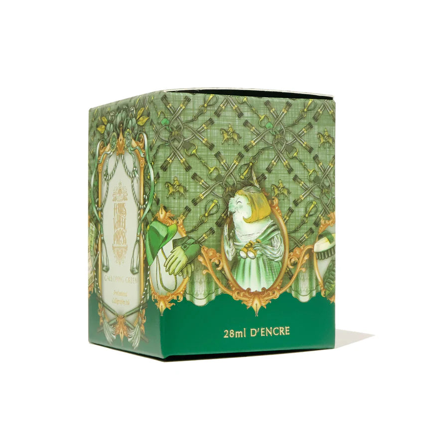 Ferris Wheel Press Galloping Green 28ml Calligraphy Ink – Deep Racing Green