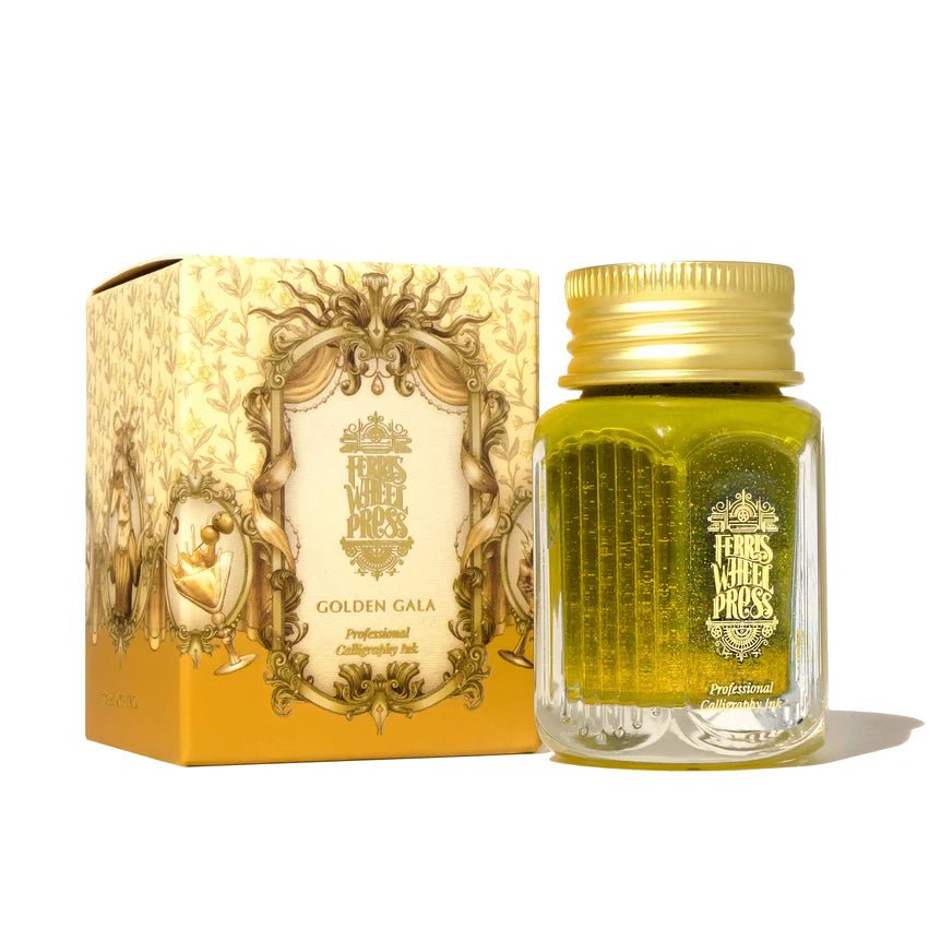 Ferris Wheel Press 28ml Calligraphy Ink - Golden Gala - Pen Boutique Ltd