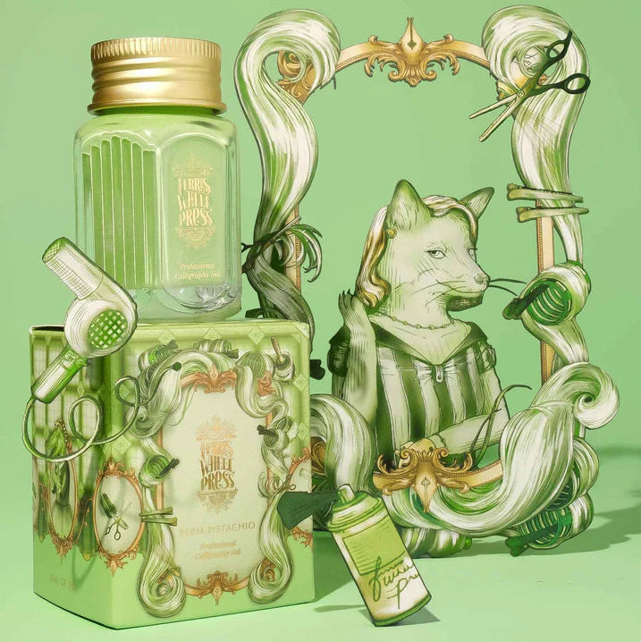 Ferris Wheel Press 28ml Calligraphy Ink - Perm Pistachio-Pen Boutique Ltd
