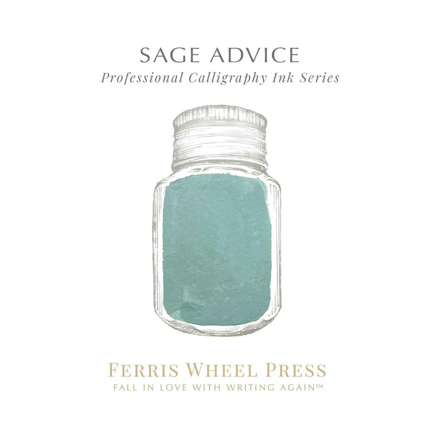 Ferris Wheel Press 28ml Calligraphy Ink - Sage Advice-Pen Boutique Ltd