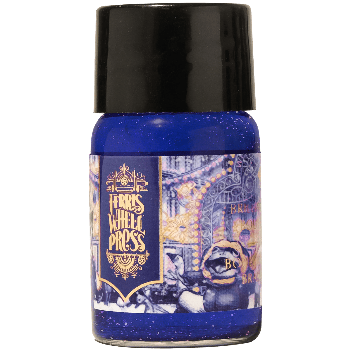 Ferris Wheel Press Ink Bottle - Brilliant Blue Boulevard - 10ml - Pen Boutique Ltd