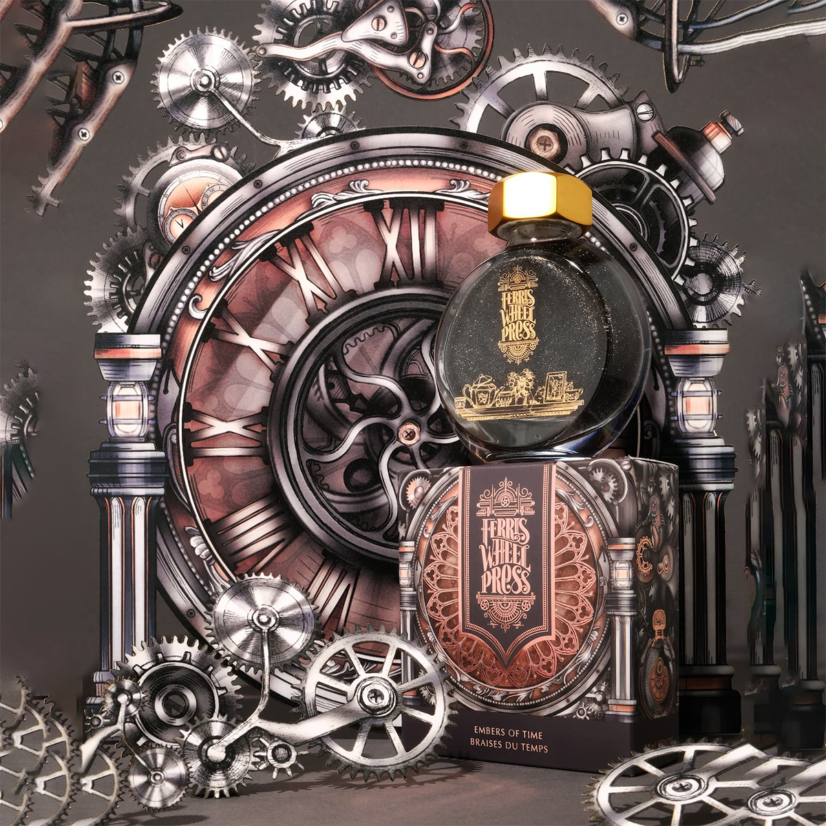 Ferris Wheel Press Ink Bottle - Embers of Time - 38ml-Pen Boutique Ltd