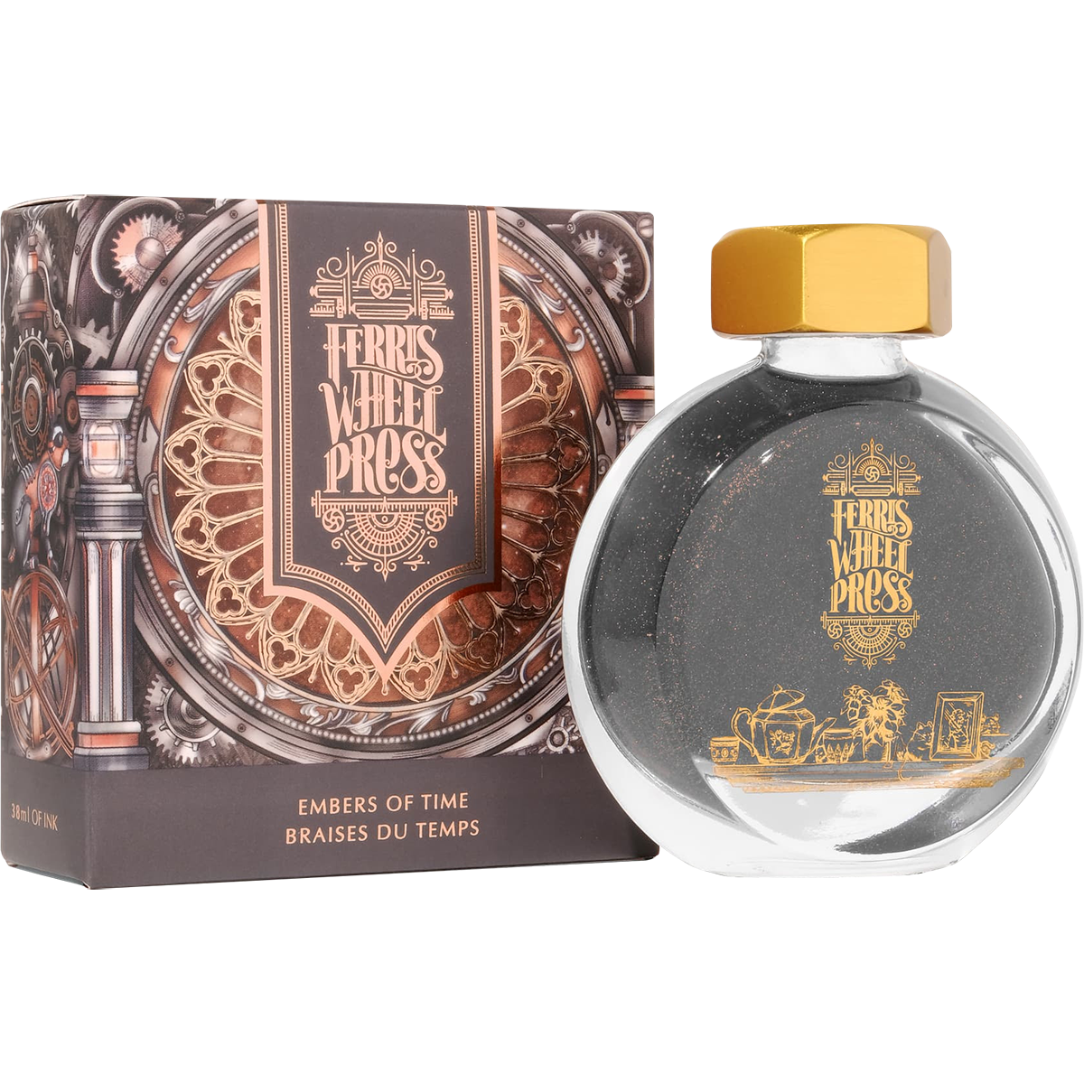 Ferris Wheel Press Ink Bottle - Embers of Time - 38ml-Pen Boutique Ltd