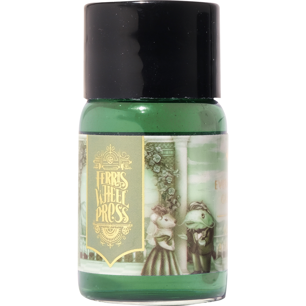 Ferris Wheel Press Ink Bottle - Evermore Green - 10ml-Pen Boutique Ltd