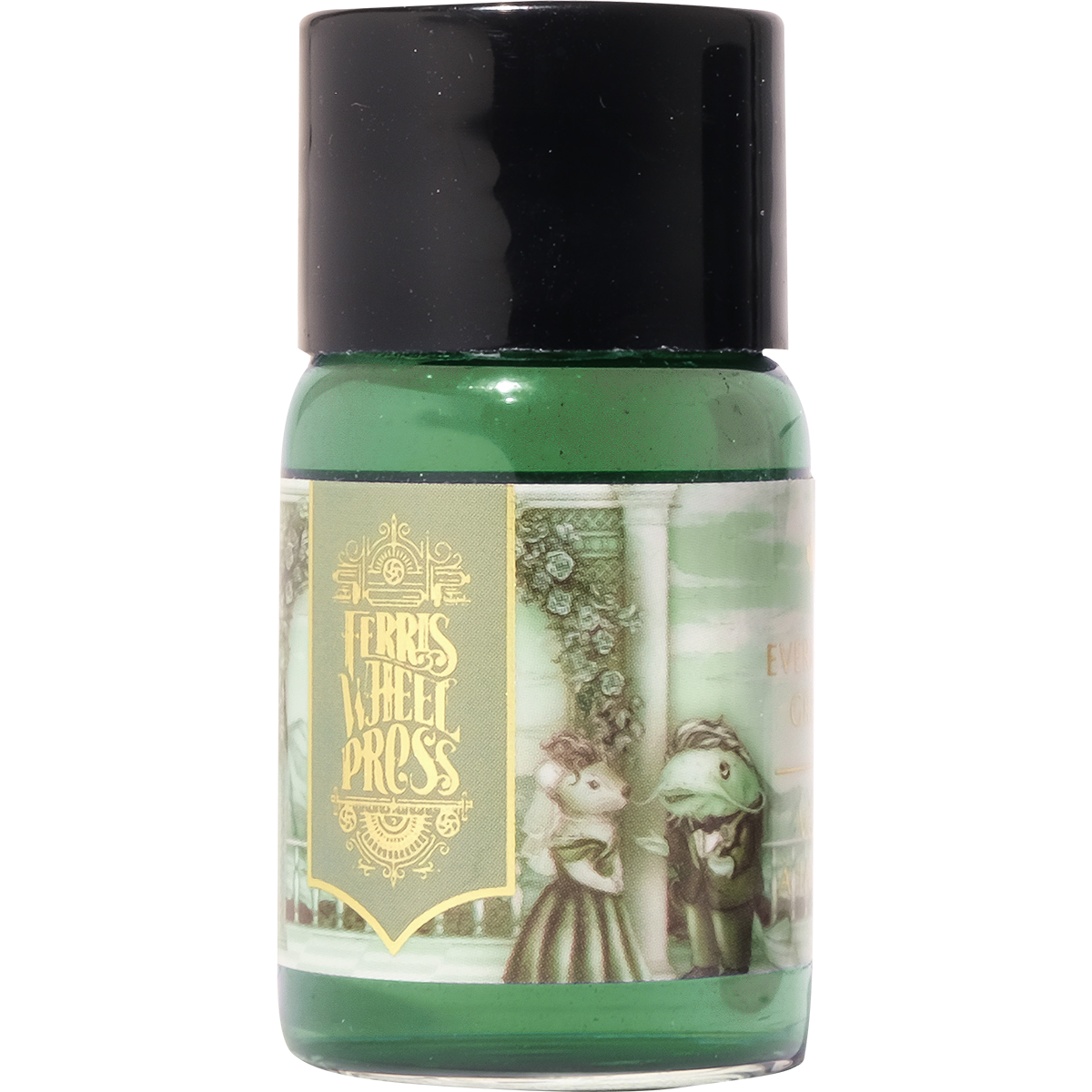 Ferris Wheel Press Ink Bottle - Evermore Green - 10ml-Pen Boutique Ltd