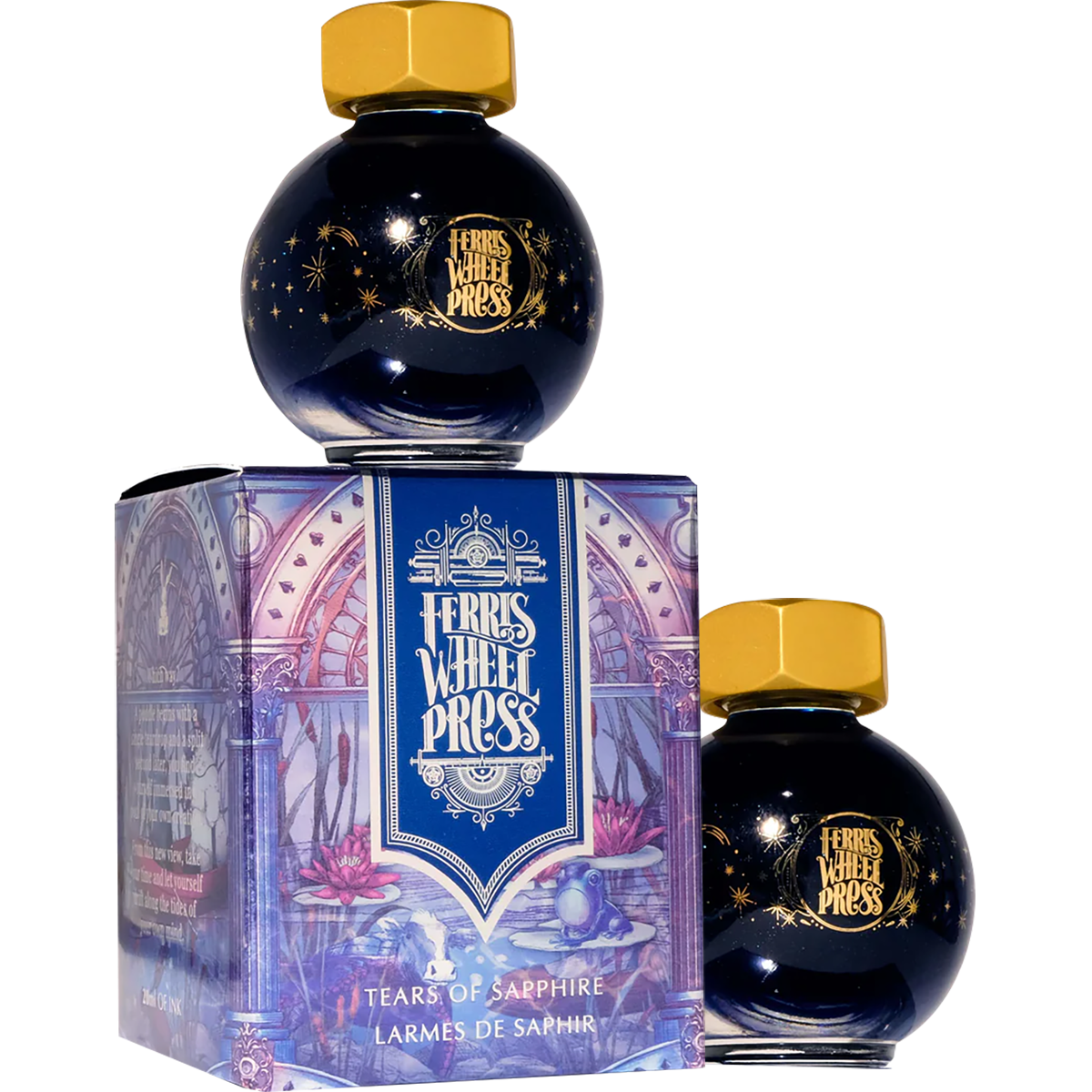 Ferris Wheel Press Ink Bottle - Tears of Sapphire - 20ml-Pen Boutique Ltd