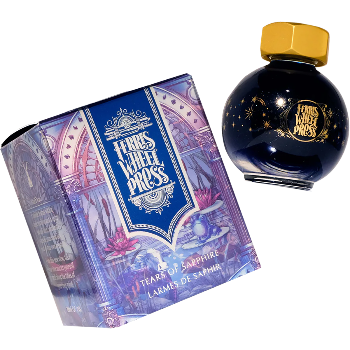Ferris Wheel Press Ink Bottle - Tears of Sapphire - 20ml-Pen Boutique Ltd