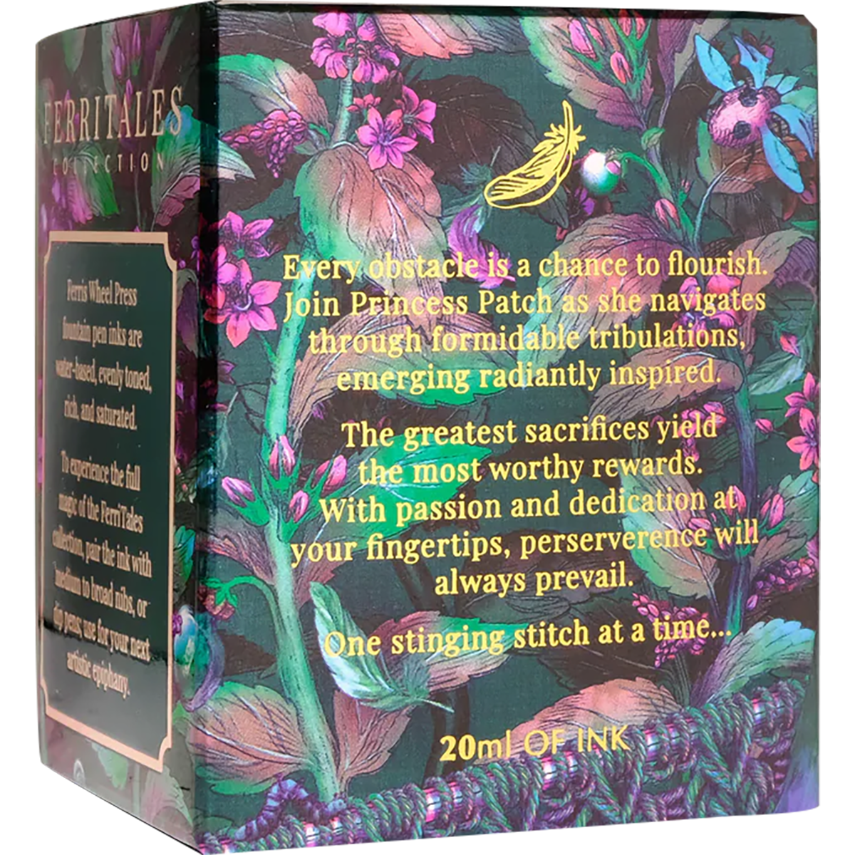 Ferris Wheel Press Ink Bottle -The Wild Swans - Knitted Nettle - 20ml-Pen Boutique Ltd